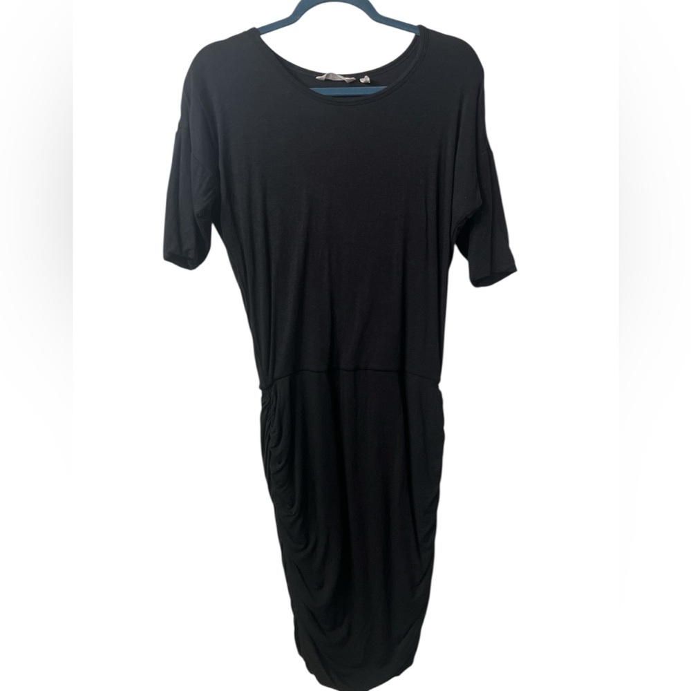 Athleta Classic Black Midi Dress Size XS